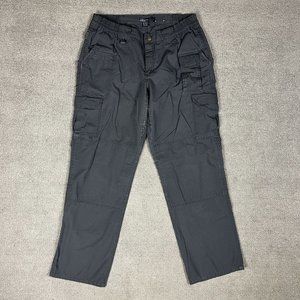 5.11 Tactical Cargo Pants Women 12 Gray Taclite Pro Ripstop 64360‎ Pockets Work